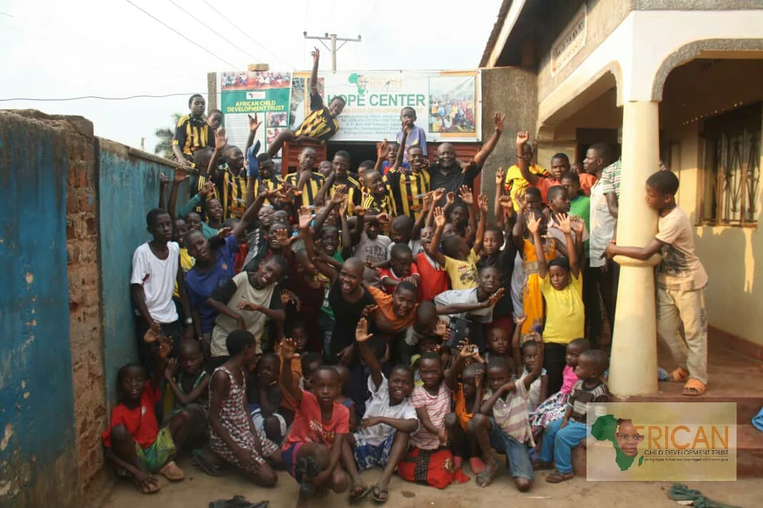 After a successful football match at Hope Centre